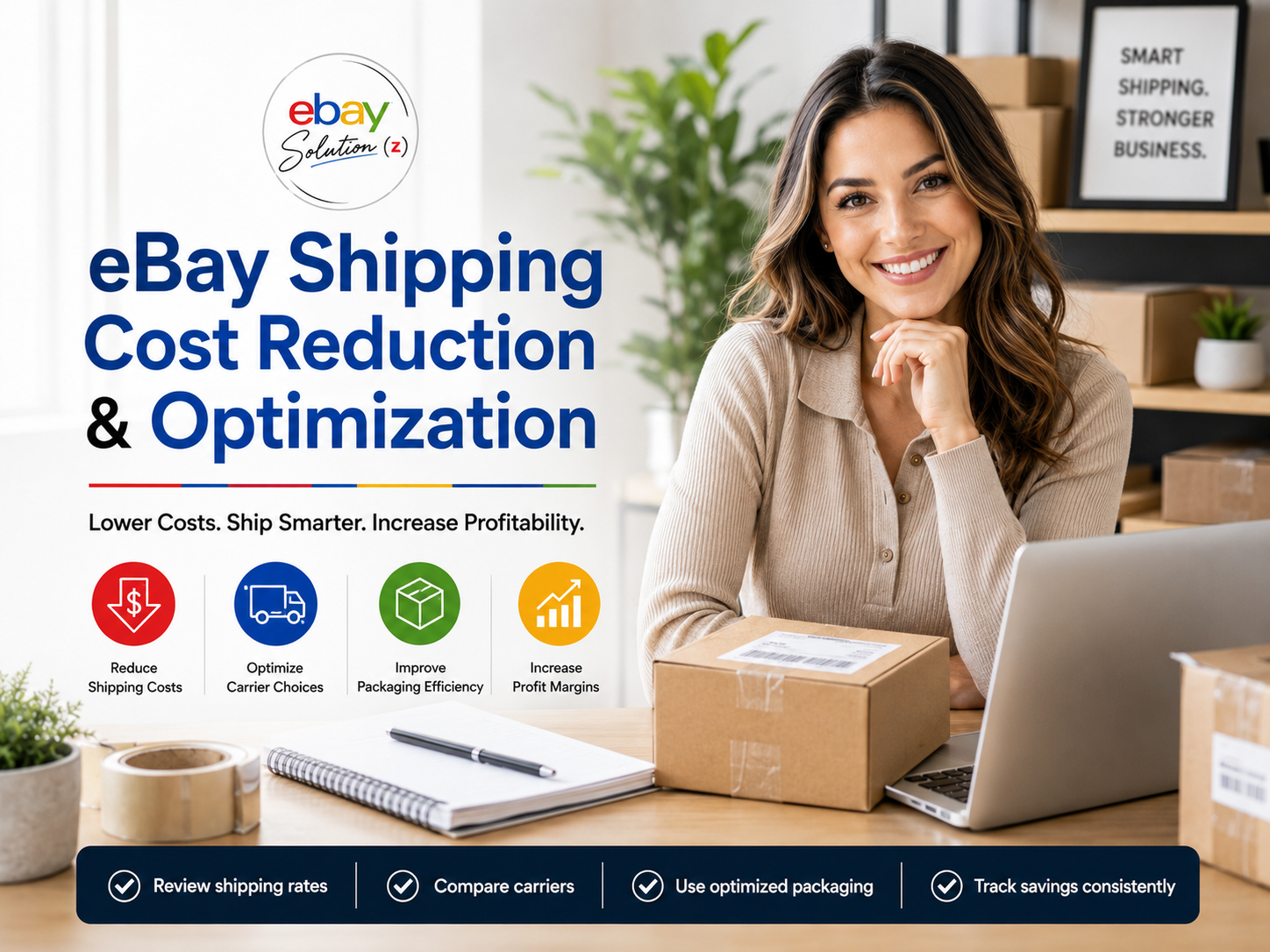 eBay Shipping Cost Reduction & Optimization